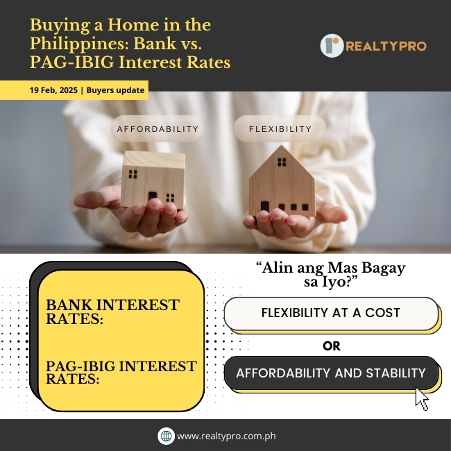 Buying a Home in the Philippines Bank vs. PAG IBIG Interest Rates