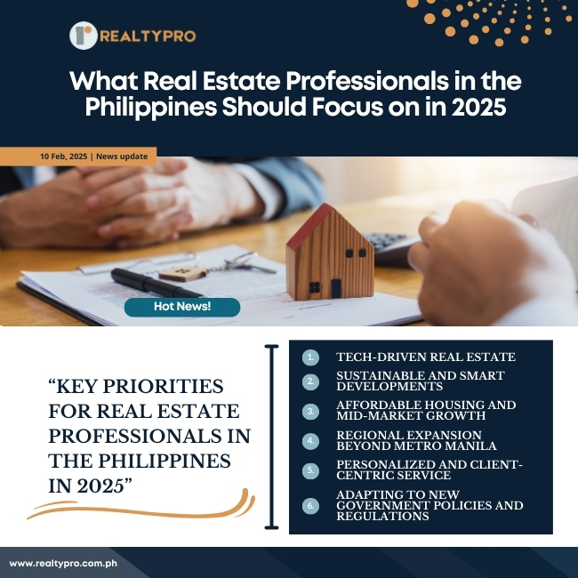 What Real Estate Professionals in the Philippines Should Focus on in 2025