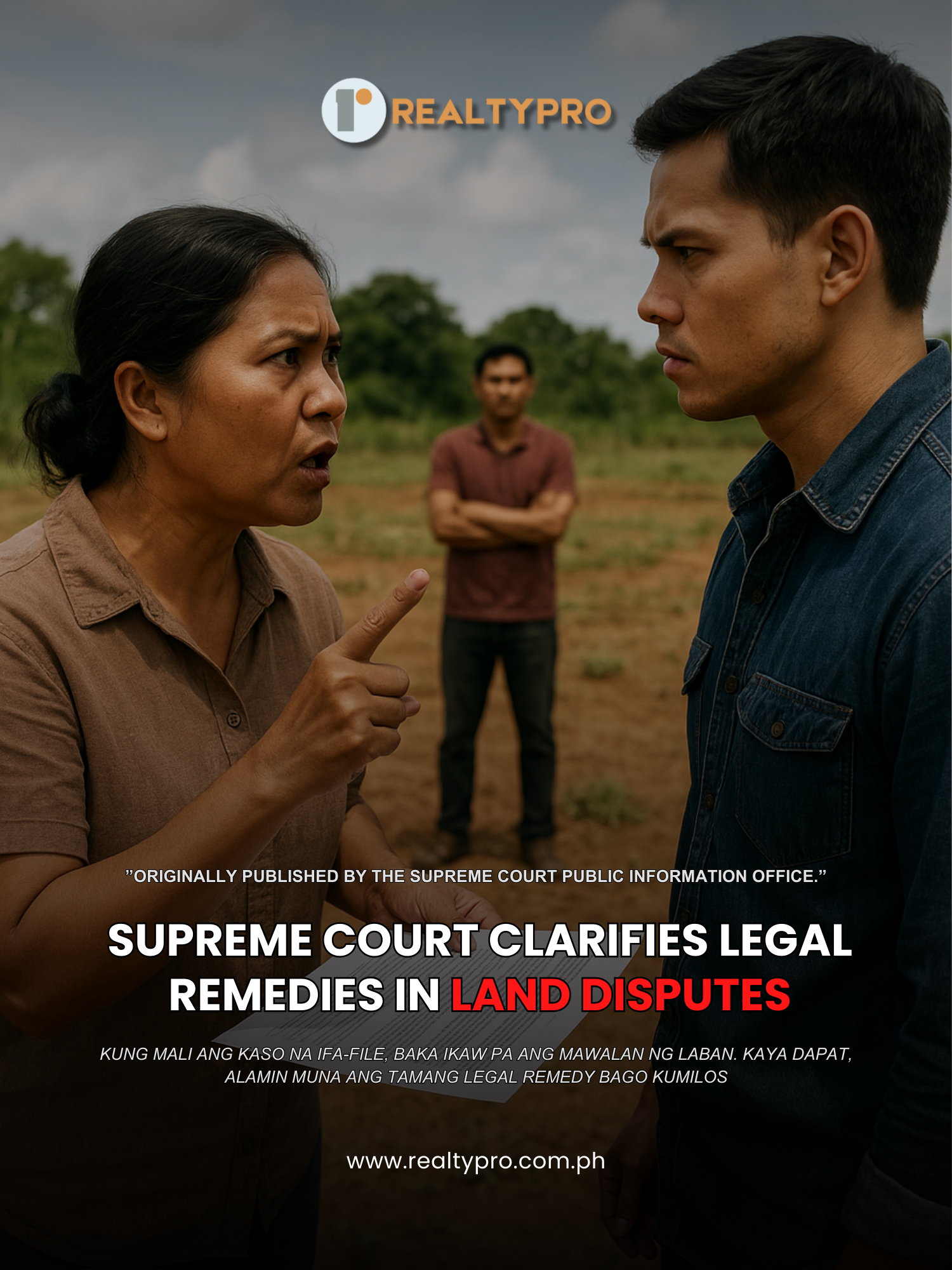 Supreme Court Clarifies Legal Remedies in Land Disputes